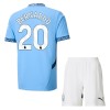 Officiële Voetbalshirt + Korte Broek Manchester City Bernardo 20 Thuis 2024-25 - Kids